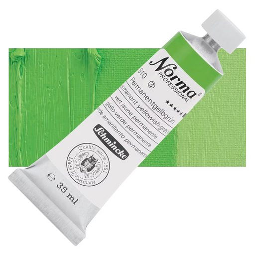 Schmincke Norma Professional Oil Colour Permanent Green Yellowish