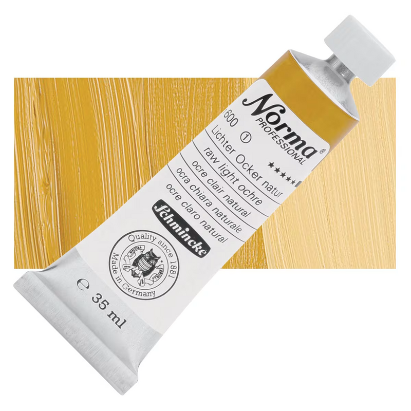 Schmincke Norma Professional Oil Colour Raw Light Ochre