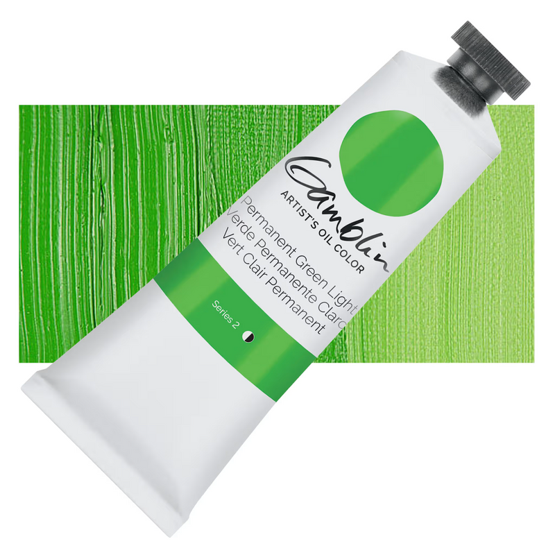 Gamblin Artists Oil Colour - Permanent Green Light