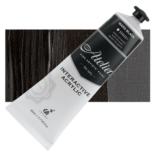 Atelier Interactive Artists' Acrylic - Mars Black