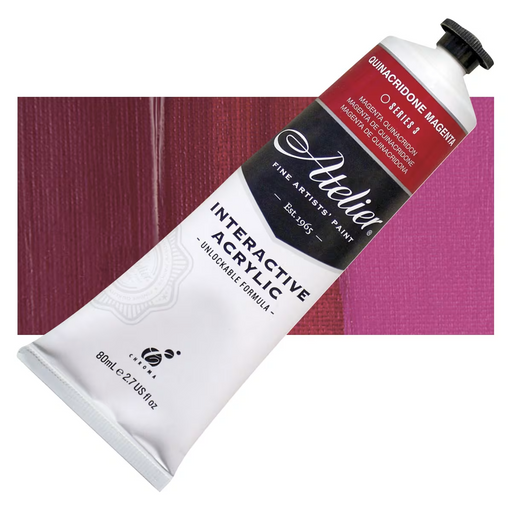 Atelier Interactive Artists' Acrylic - Quinacridone Magenta