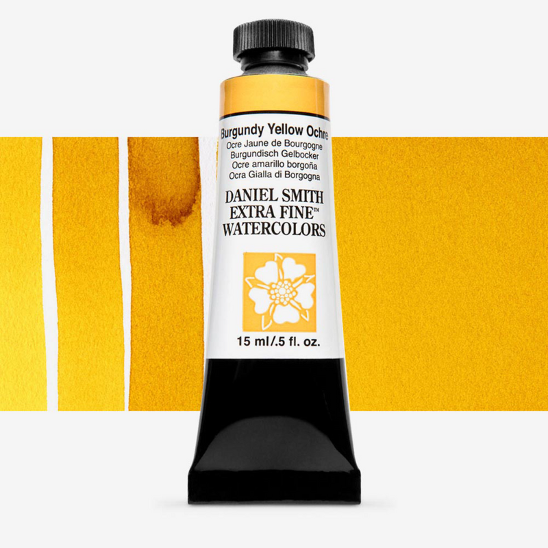 Daniel Smith Watercolour Burgundy Yellow Ochre