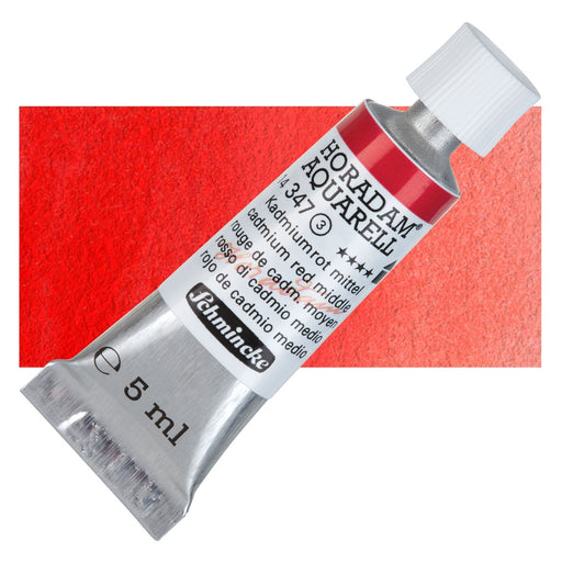 Schmincke Horadam Aquarell Watercolour Cadmium Red Mid