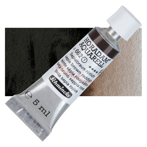 Schmincke Horadam Aquarell Watercolour Sepia Brown Redish