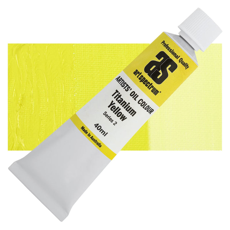 Art Spectrum Artists Oil Colour Titanium Yellow