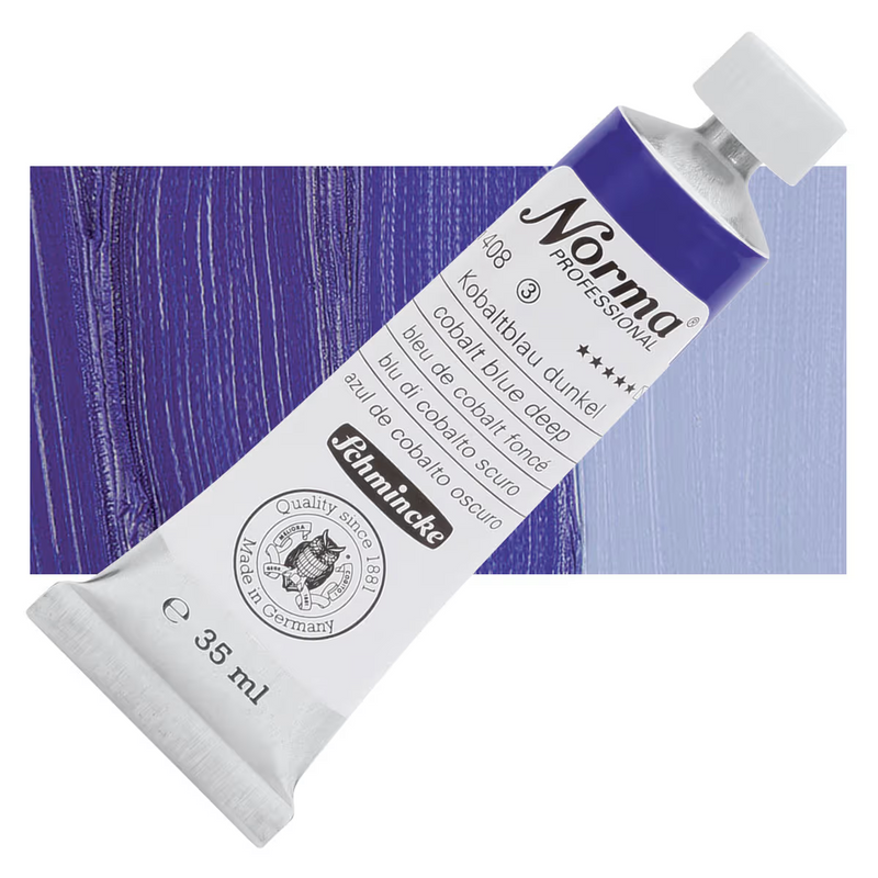 Schmincke Norma Professional Oil Colour Cobalt Blue Deep