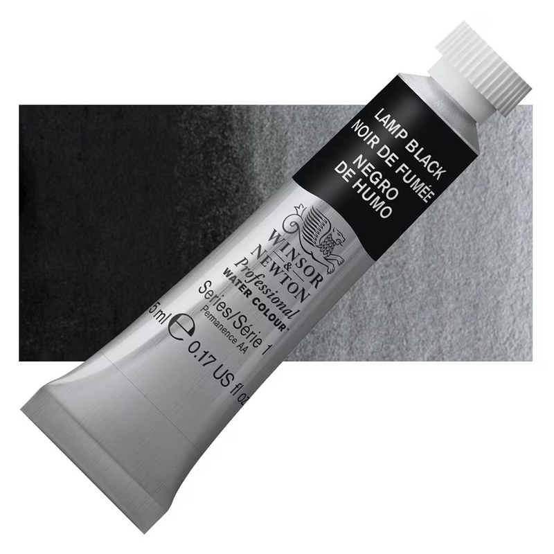 Winsor & Newton Artists Watercolour - Lamp Black - Winsor & Newton Artists Watercolour