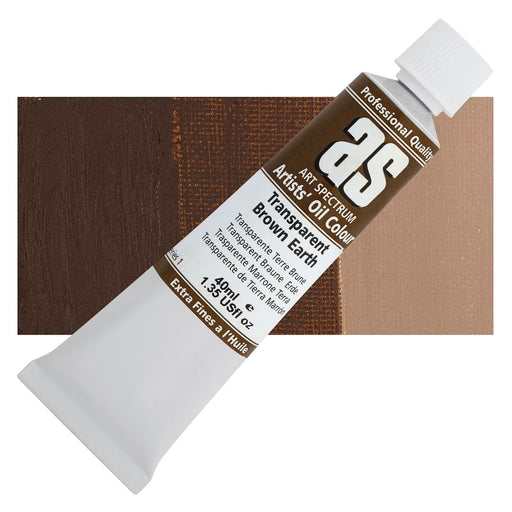 Art Spectrum Artists Oil Colour Transparent Brown Earth