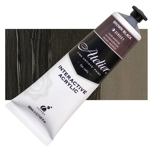 Atelier Interactive Artists' Acrylic - Brown Black