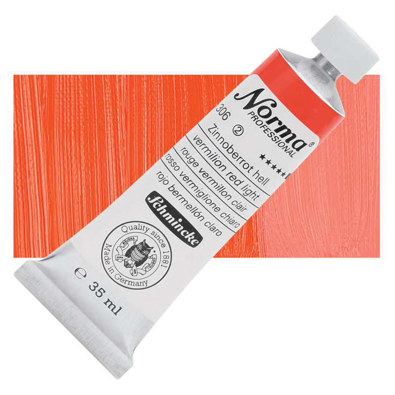 Schmincke Norma Professional Oil Colour Vermilion Red Light