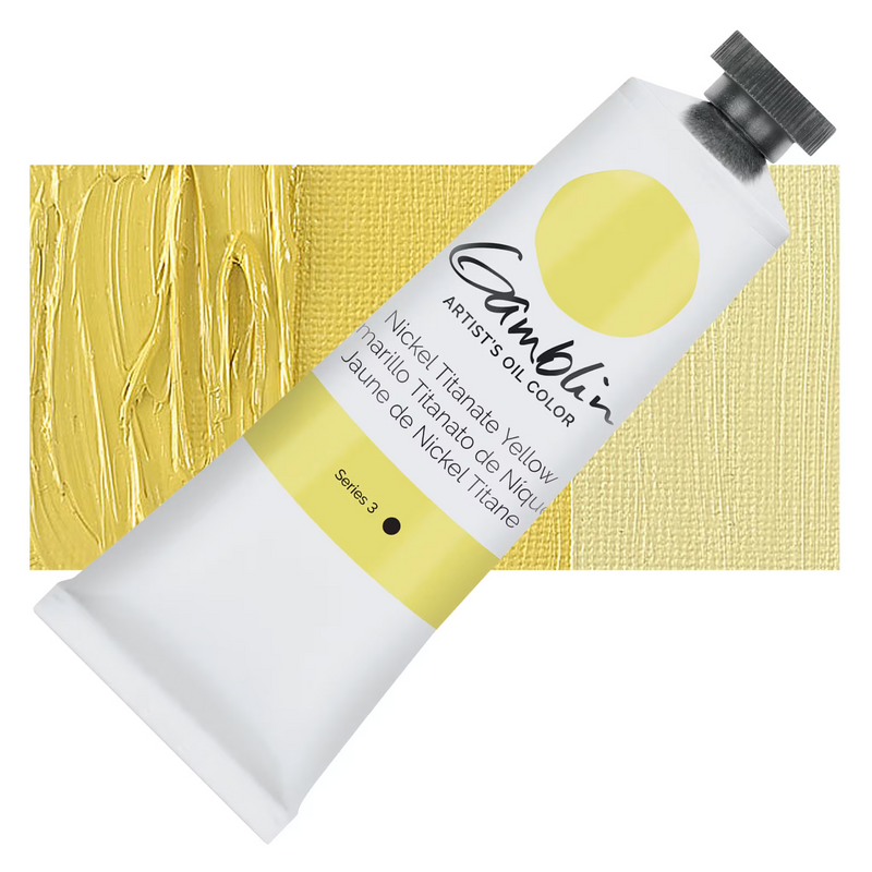 Gamblin Artists Oil Colour - Nickel Titanate Yellow