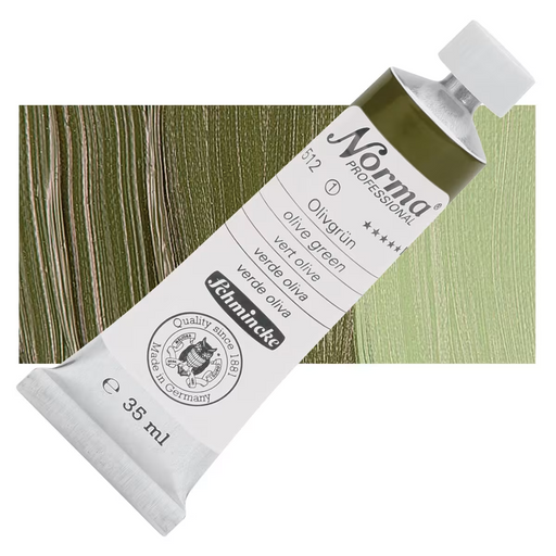 Schmincke Norma Professional Oil Colour Olive Green