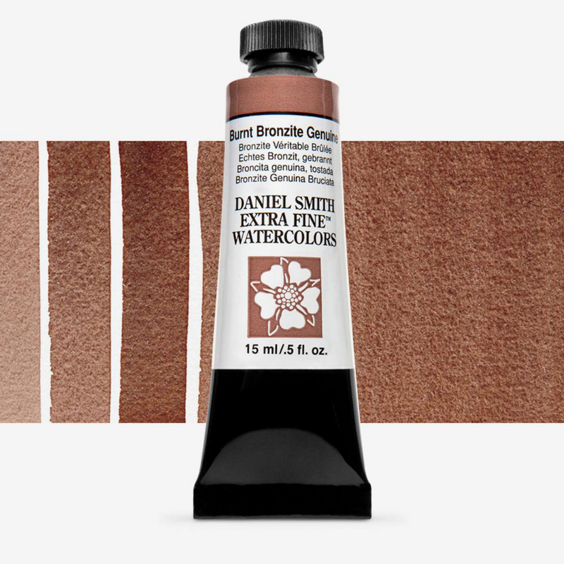 Daniel Smith Watercolour Burnt Bronzite Genuine
