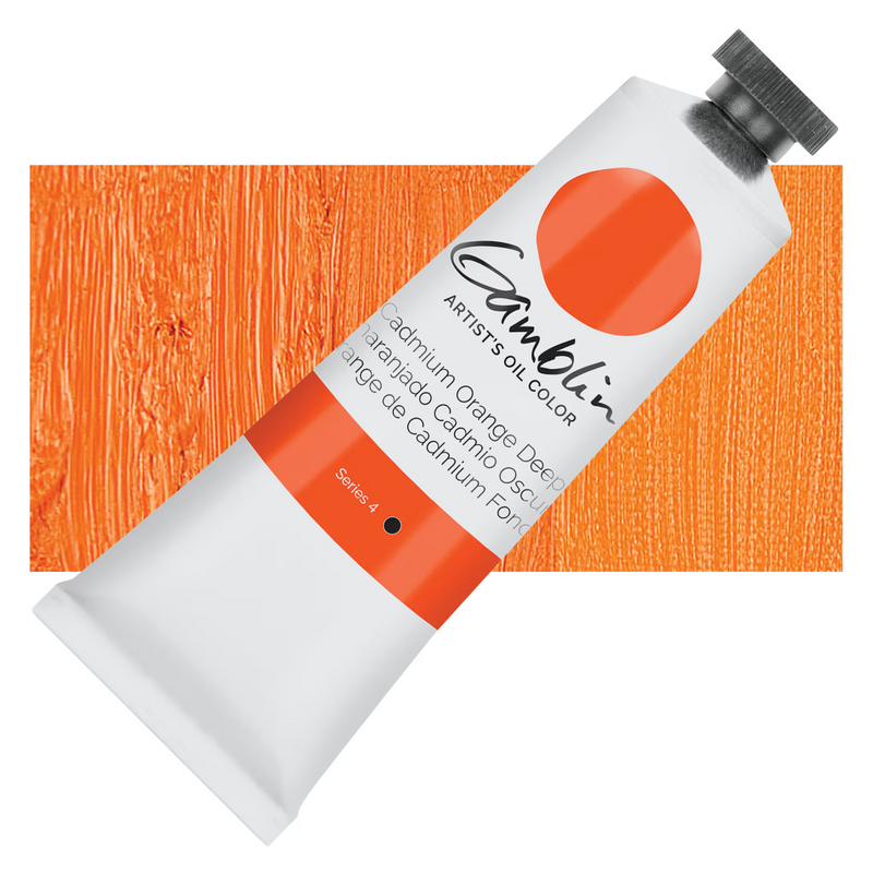 Gamblin Artists Oil Colour - Cadmium Orange Deep