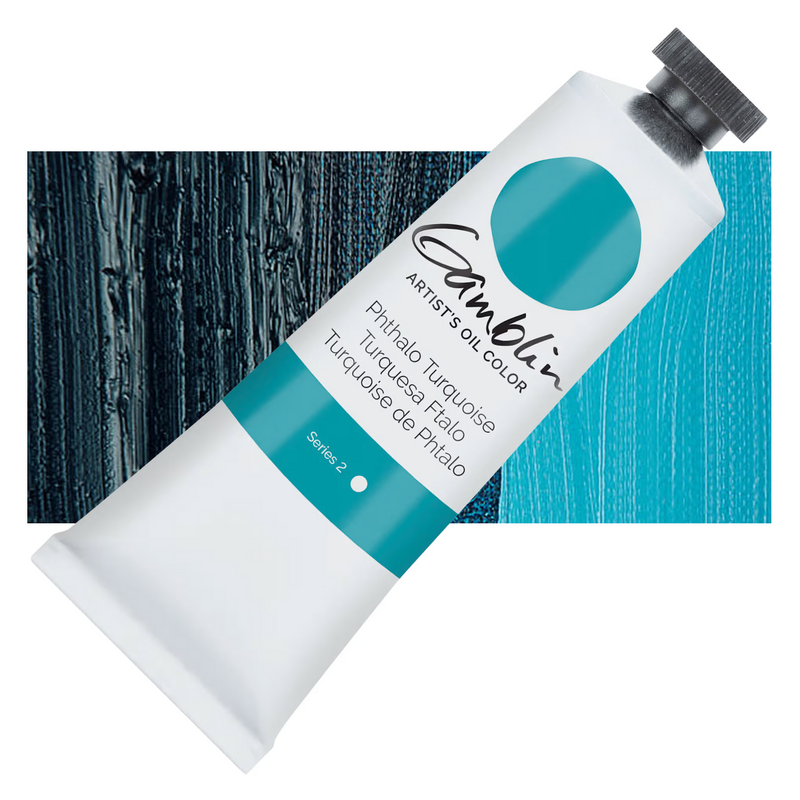 Gamblin Artists Oil Colour - Phthalo Turquoise