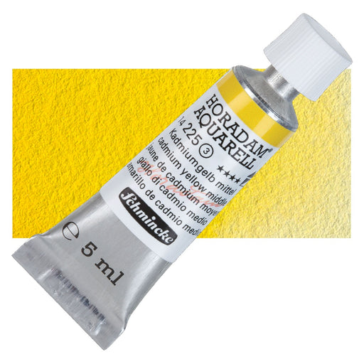Schmincke Horadam Aquarell Watercolour Cadmium Yellow Middle