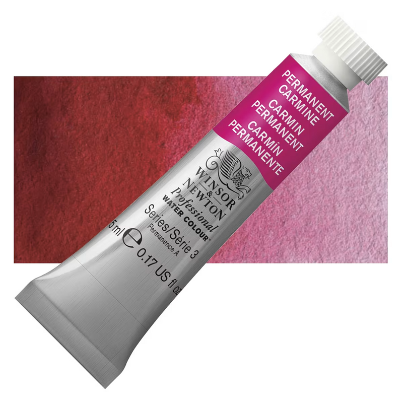 Winsor & Newton Artists Watercolour - Permanent Carmine - Winsor & Newton Artists Watercolour