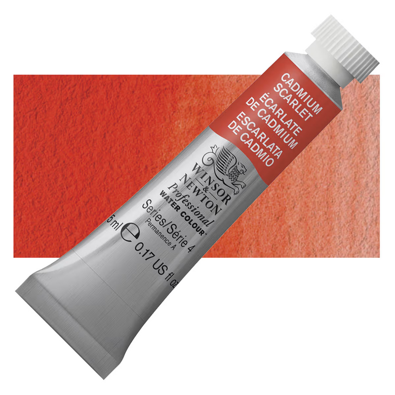 Winsor & Newton Artists Watercolour - Cadmium Scarlet - Winsor & Newton Artists Watercolour