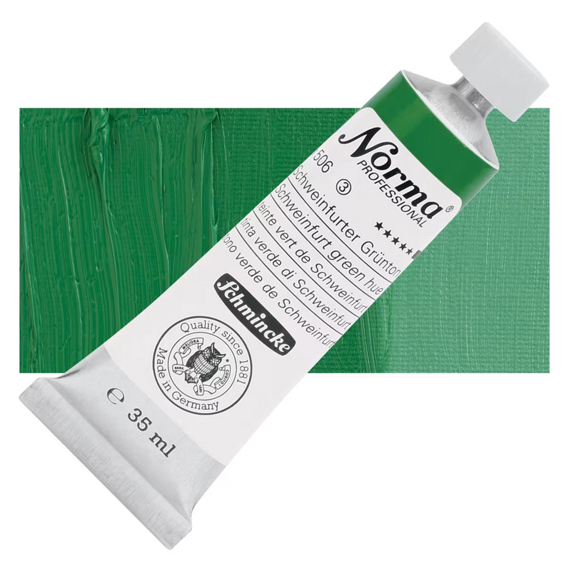Schmincke Norma Professional Oil Colour Schweinfurter Green Hue