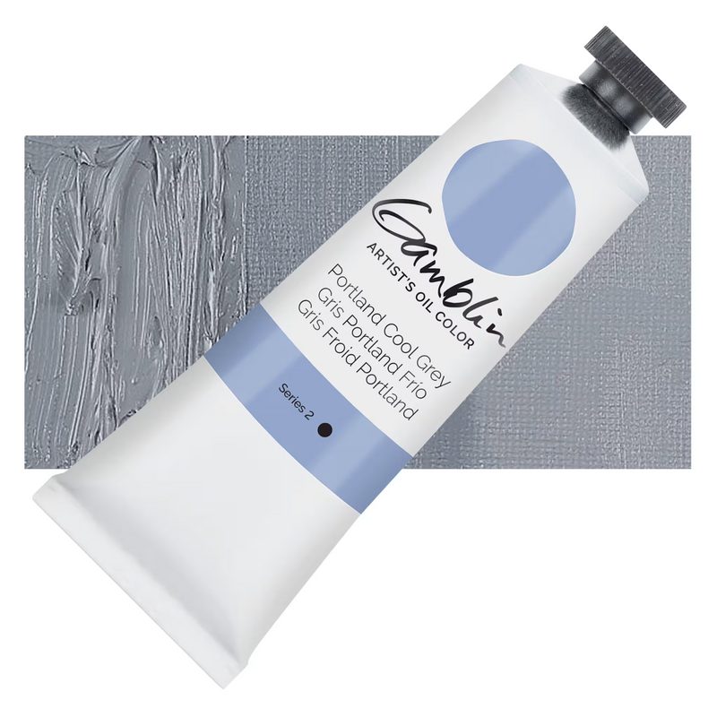 Gamblin Artists Oil Colour - Portland Cool Grey