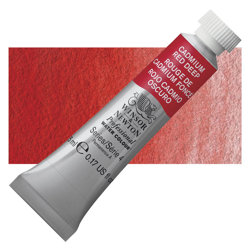 Winsor & Newton Artists Watercolour - Cadmium Red Deep - Winsor & Newton Artists Watercolour