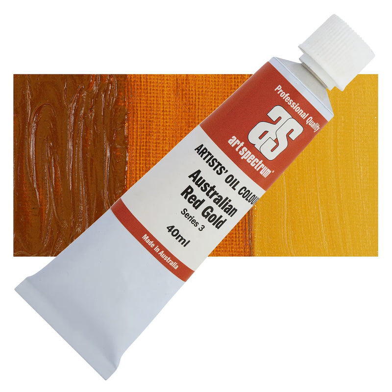 Art Spectrum Artists Oil Colour Australian Red Gold