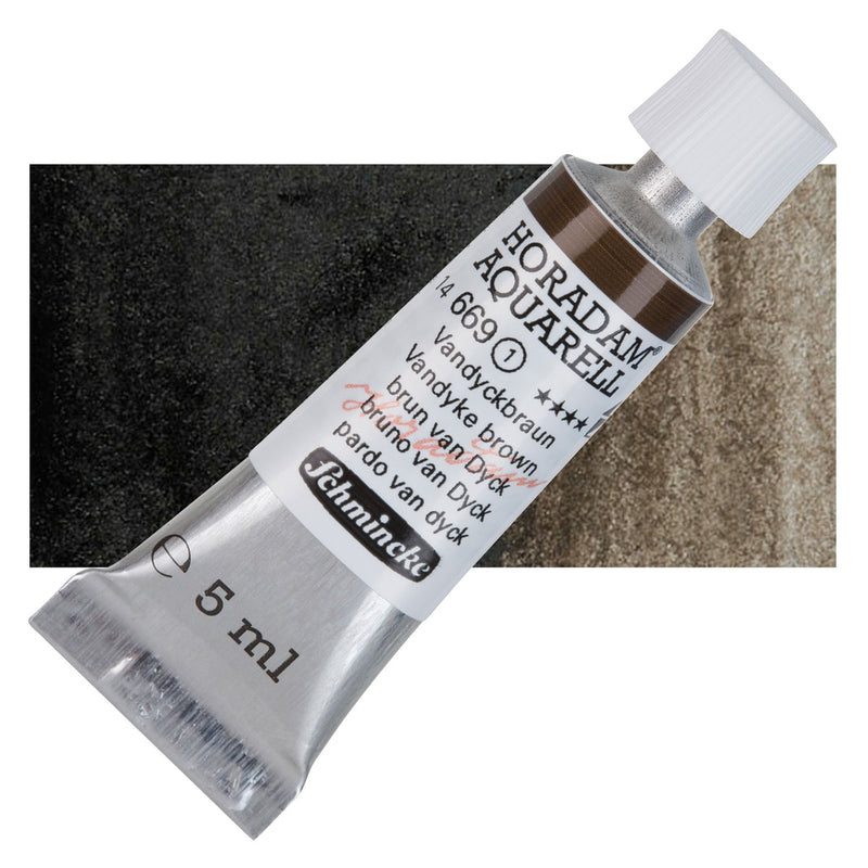 Schmincke Horadam Aquarell Watercolour Vandyke Brown