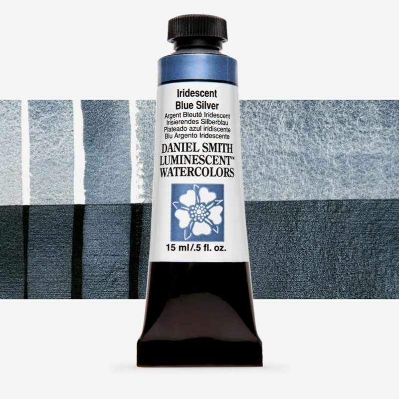 Daniel Smith Watercolour Iridescent Blue-Silver