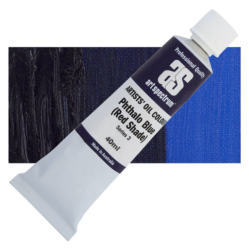 Art Spectrum Artists Oil Colour Phthalo Blue Red Shade