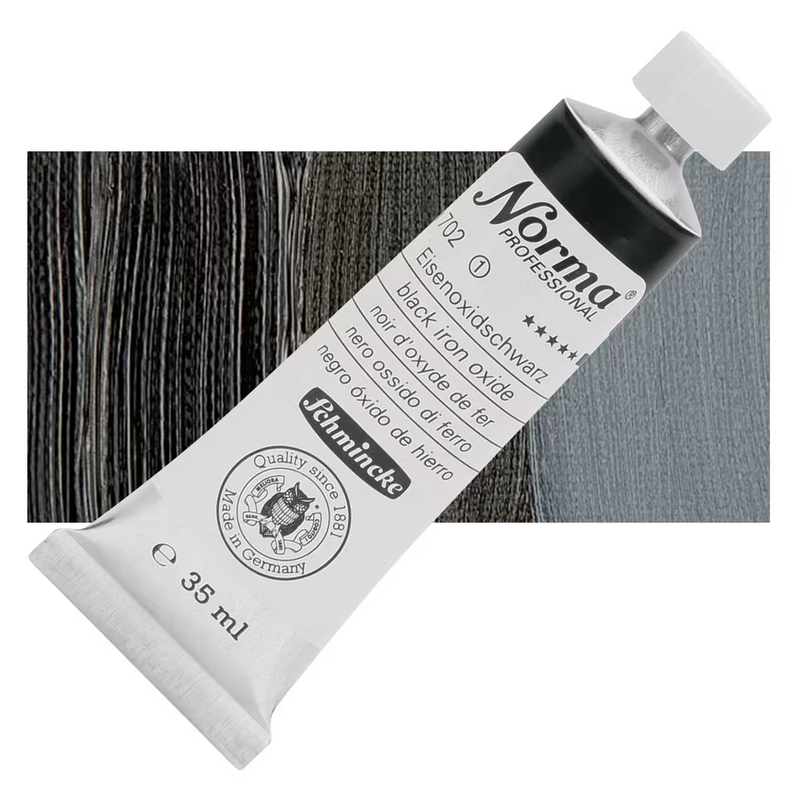 Schmincke Norma Professional Oil Colour Black Iron Oxide