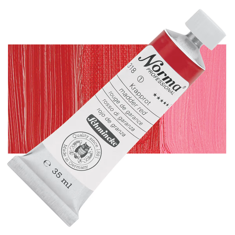 Schmincke Norma Professional Oil Colour Madder Red
