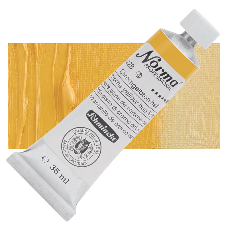 Schmincke Norma Professional Oil Colour Chrome Yellow Hue Light