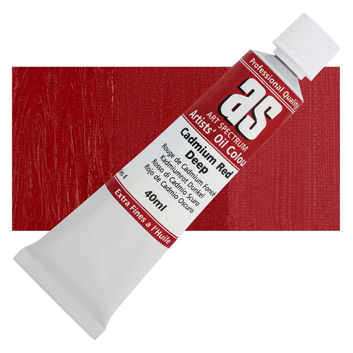 Art Spectrum Artists Oil Colour Cadmium Red Deep