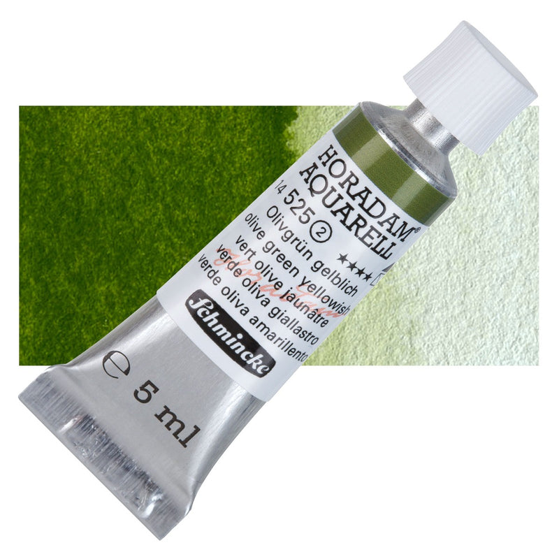 Schmincke Horadam Aquarell Watercolour Olive Green Yellowish