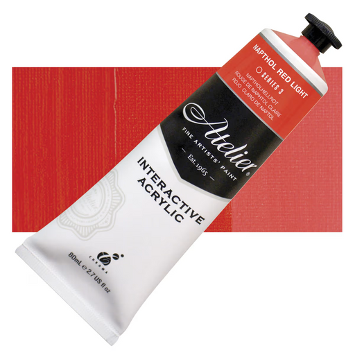 Atelier Interactive Artists' Acrylic - Napthol Red Light