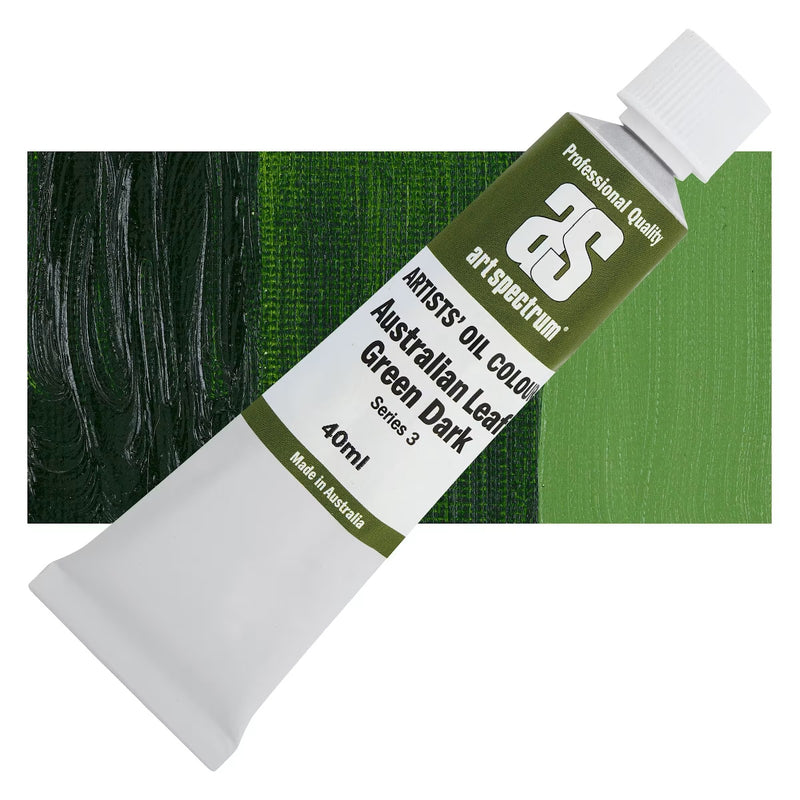 Art Spectrum Artists Oil Colour Australian Leaf Green Dark