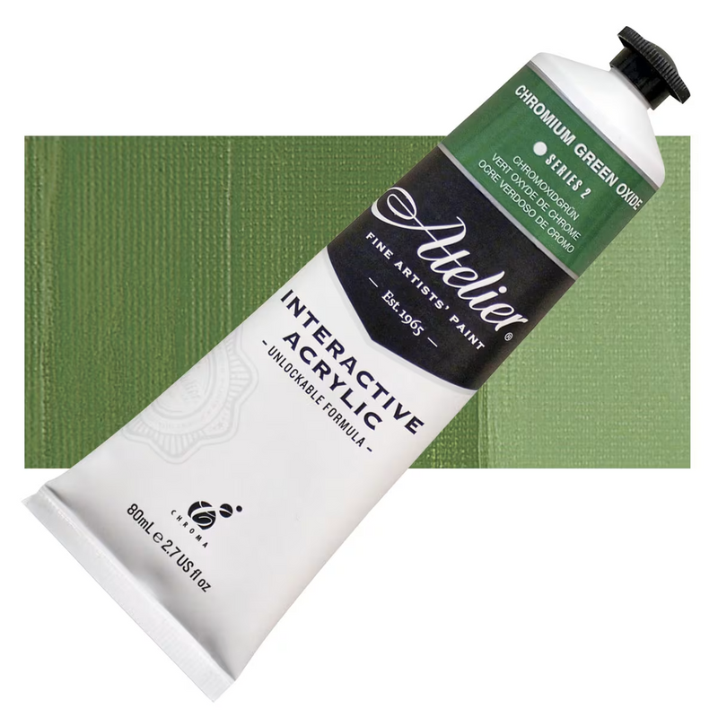 Atelier Interactive Artists' Acrylic - Chromium Green Oxide