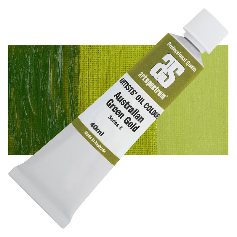 Art Spectrum Artists Oil Colour Australian Green Gold
