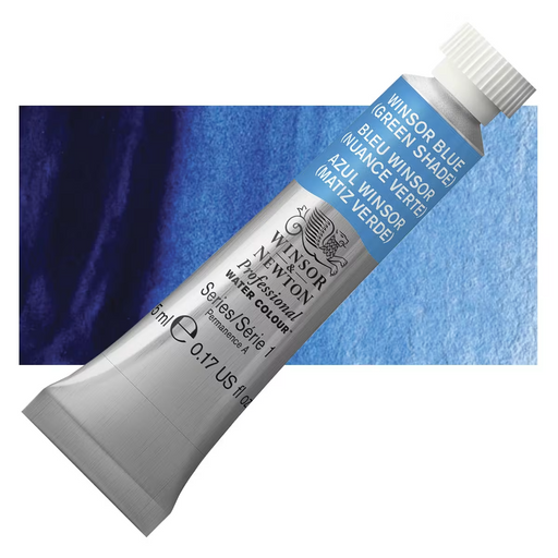 Winsor & Newton Artists Watercolour - Winsor Blue (Green Shade) - Winsor & Newton Artists Watercolour