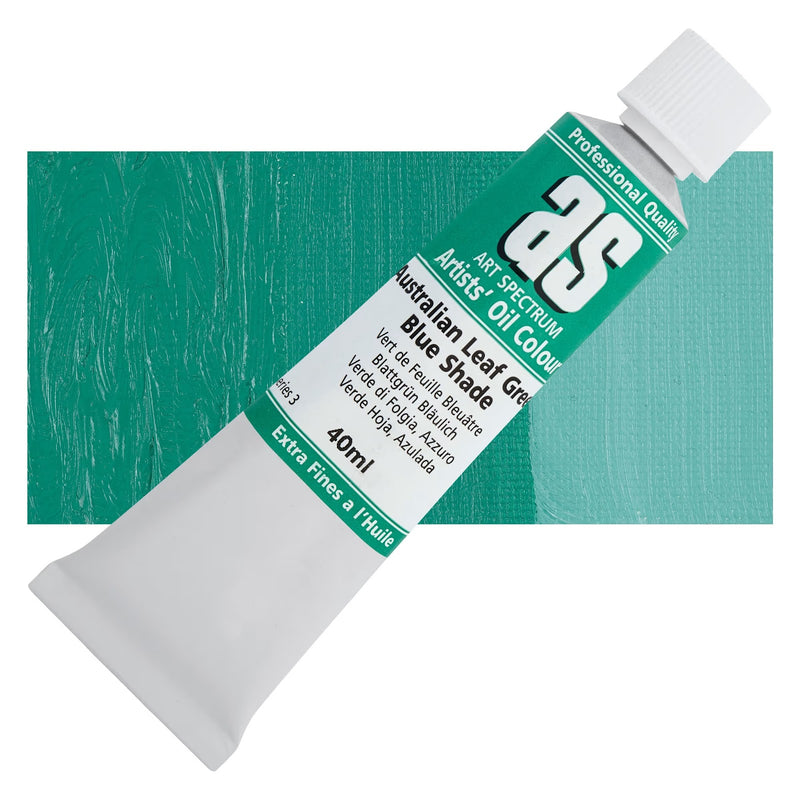 Art Spectrum Artists Oil Colour Australian Leaf Green Blue
