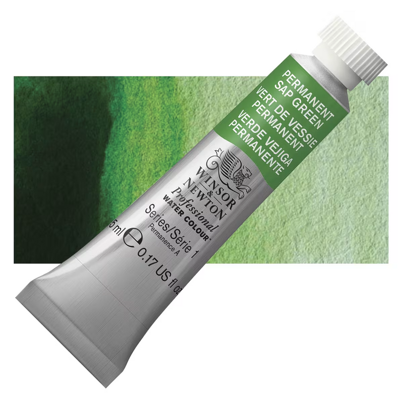 Winsor & Newton Artists Watercolour - Permanent Sap Green - Winsor & Newton Artists Watercolour