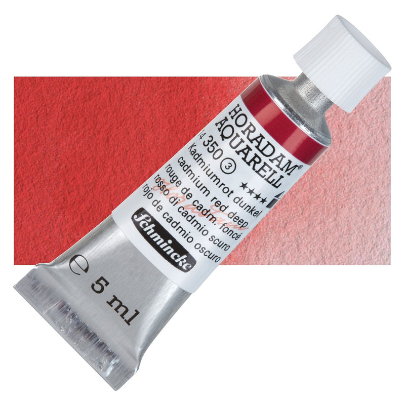 Schmincke Horadam Aquarell Watercolour Cadmium Red Deep