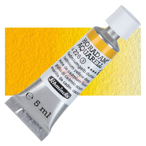 Schmincke Horadam Aquarell Watercolour Cadmium Yellow Deep
