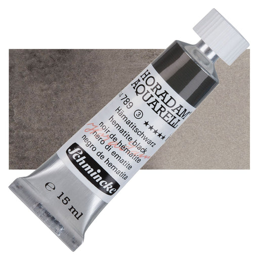Schmincke Horadam Aquarell Watercolour Hematite Black