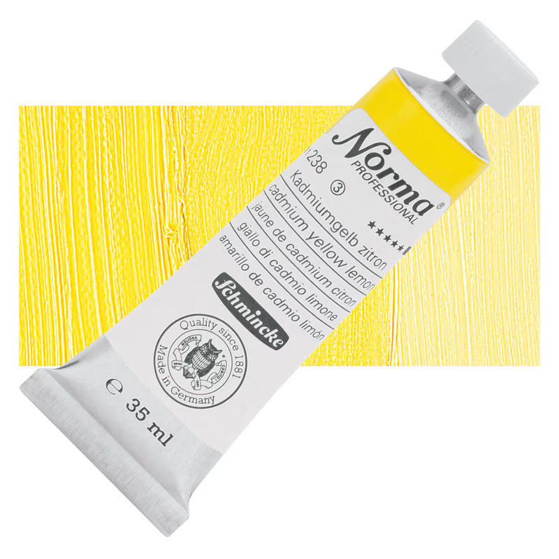 Schmincke Norma Professional Oil Colour Cadmium Yellow Lemon
