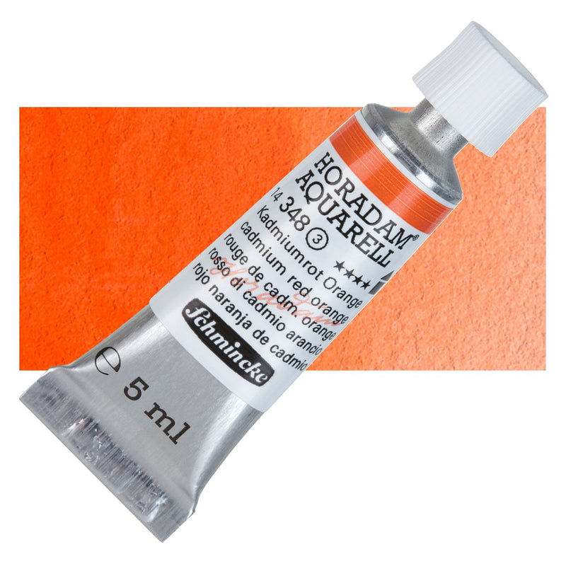 Schmincke Horadam Aquarell Watercolour Cadmium Red Orange