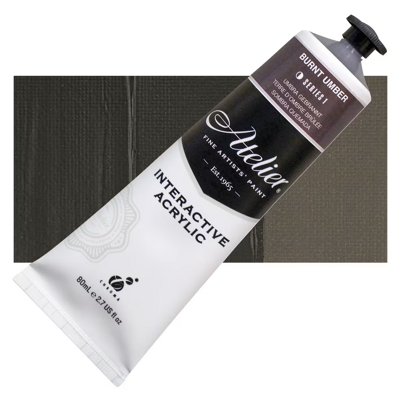 Atelier Interactive Artists' Acrylic - Burnt Umber