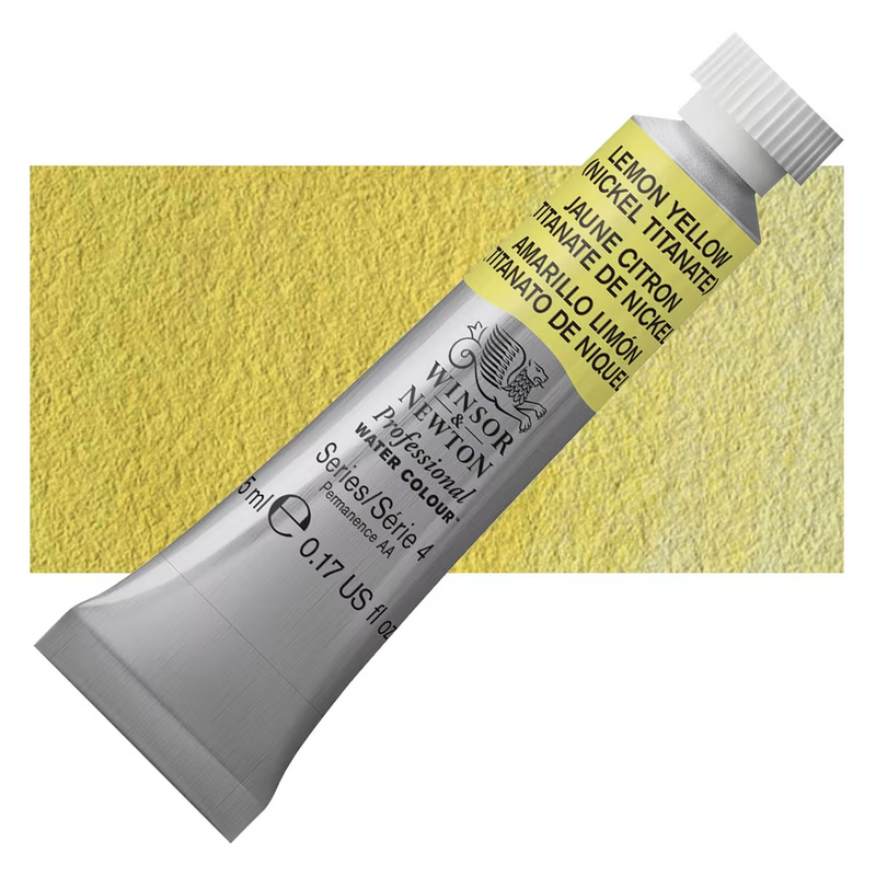 Winsor & Newton Artists Watercolour - Lemon Yellow - Winsor & Newton Artists Watercolour