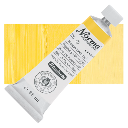 Schmincke Norma Professional Oil Colour Naples Yellow Light