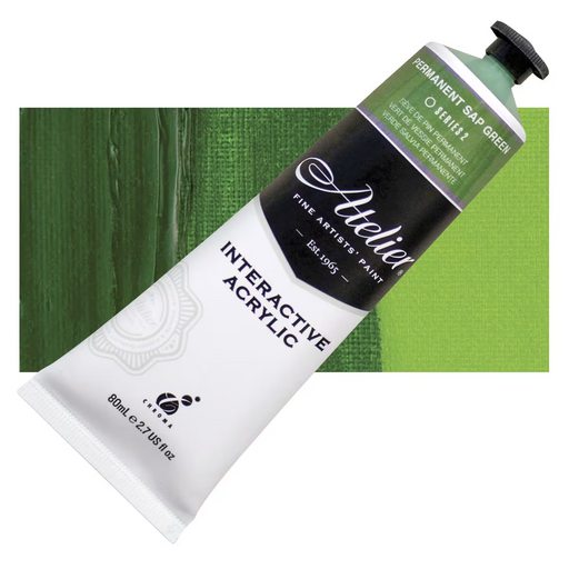 Atelier Interactive Artists' Acrylic - Permanent Sap Green